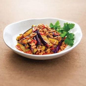 Bawang putih terong pedas 