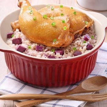 Nasi panggang drum stik – versi alat penanak nasi