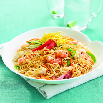 Tumis Bihun dengan Seafood