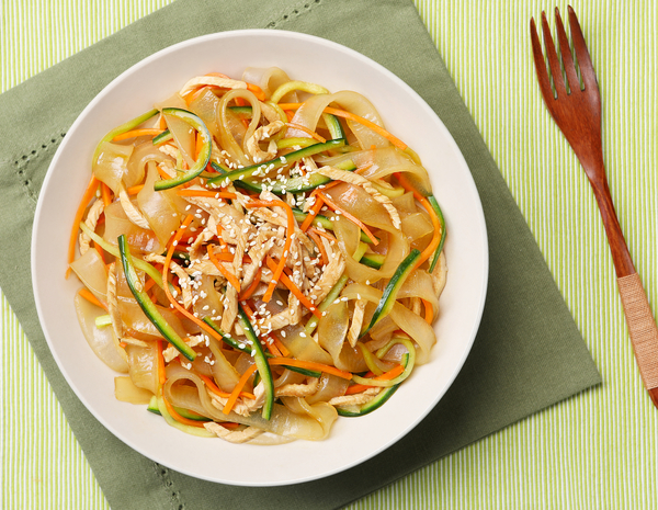 Salad Ayam Pedas dengan Bihun Kacang