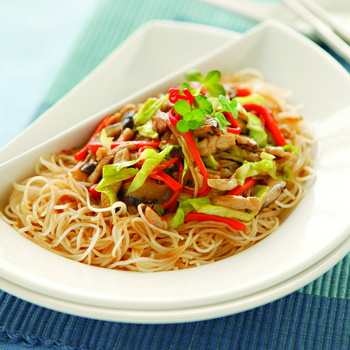 Bihun Goreng Abon babi