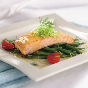 Salmon Panggang Saus Lemon