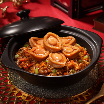 Braised Abalone Rice with Premium Oyster Sauce