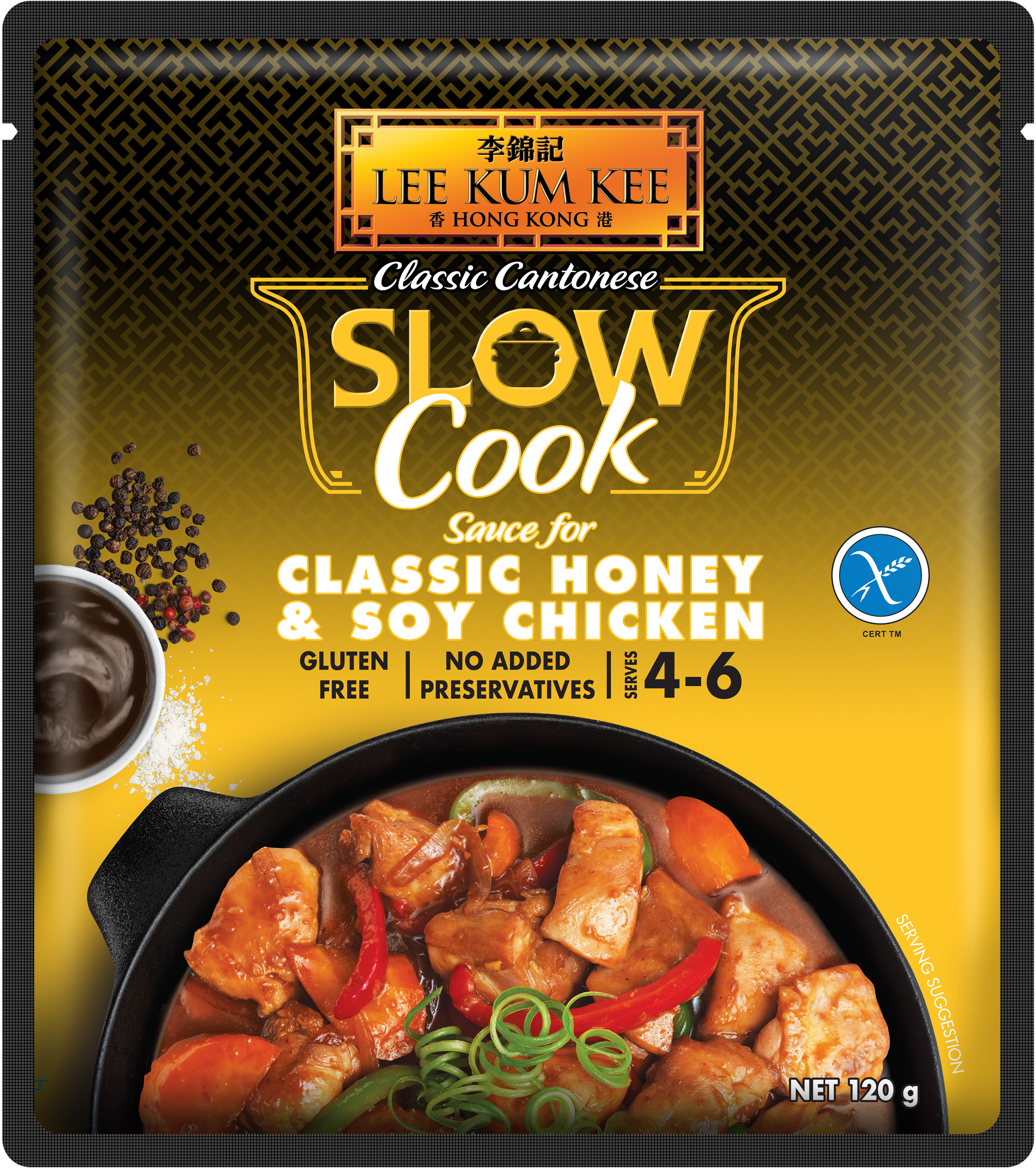 2213534300171603LKKSlowCookSauceClassic HoneySoy Chicken120g3Dft