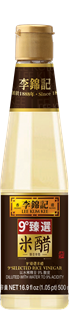 9 Degree Selected Rice Vinegar, 16.9 fl oz (500 ml), Bottle