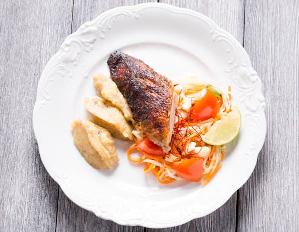 Cantonese Chicken with Paw Paw