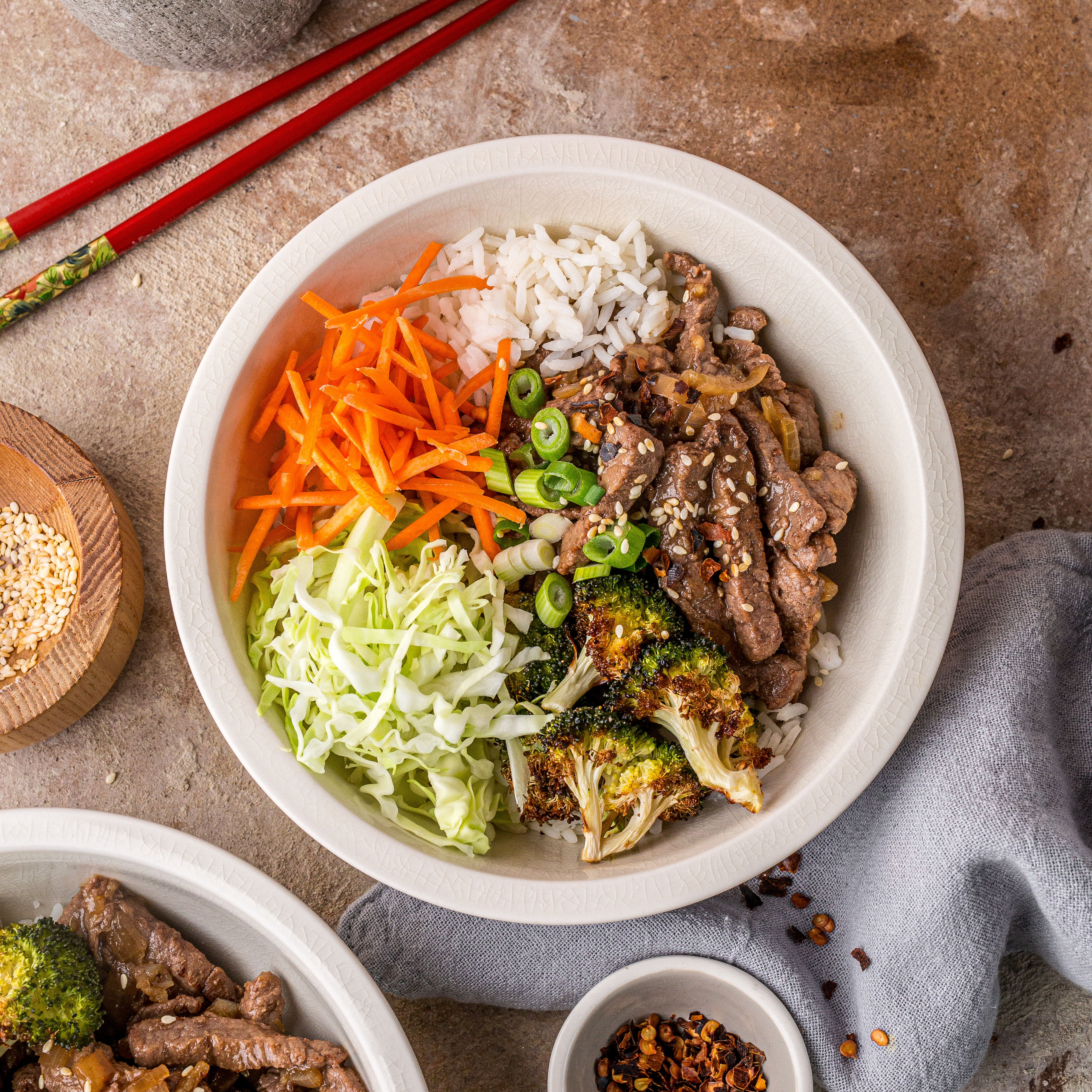 Appetise Beef  Roasted Broccoli Rice Bowls GF3936