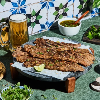 An Asado de tira recipe seasoned with Lee Kum Kee Soy Sauce.