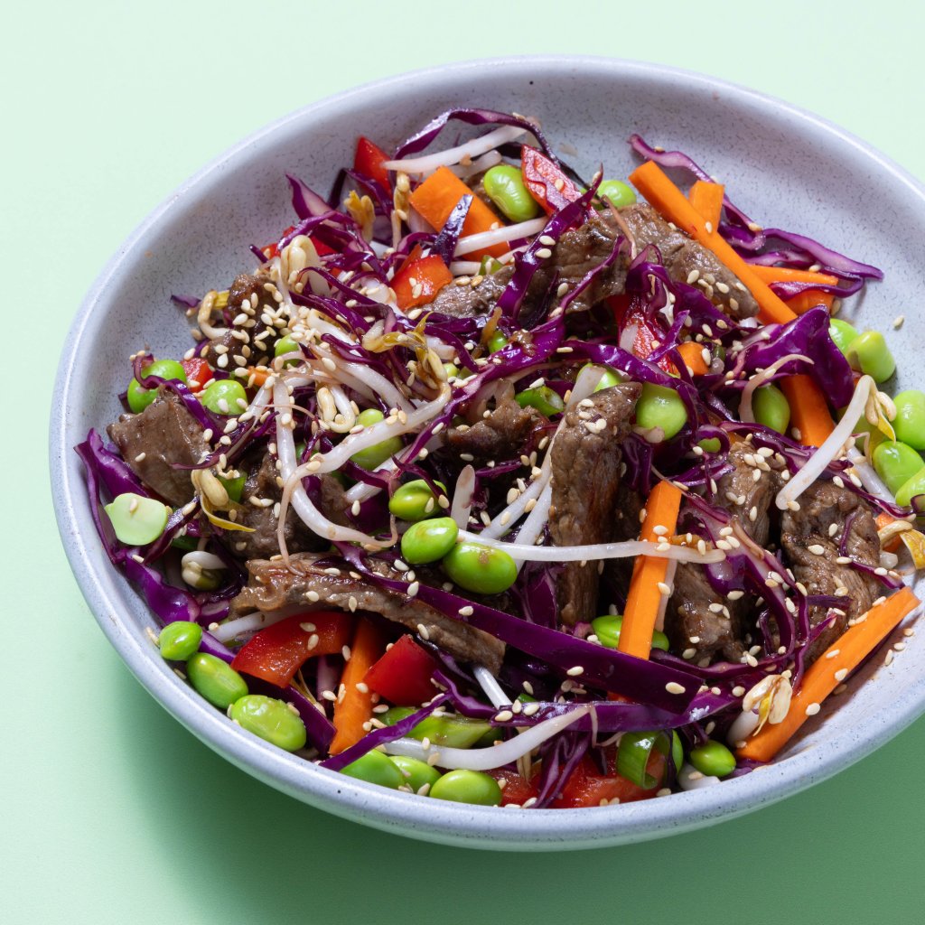 Asian Beef Slaw