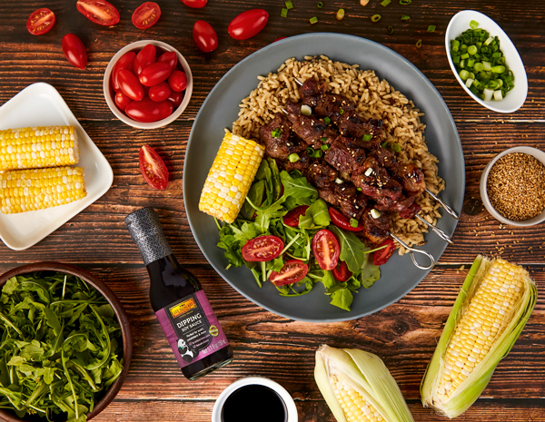 Asian Sesame Grilled Beef Skewers