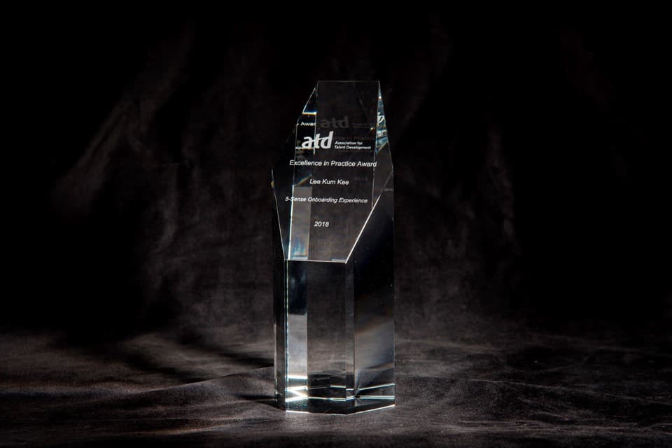 李錦記憑藉「五感入職體驗」實踐方案，榮獲美國人才發展協會頒發入職培訓類別的卓越實踐獎