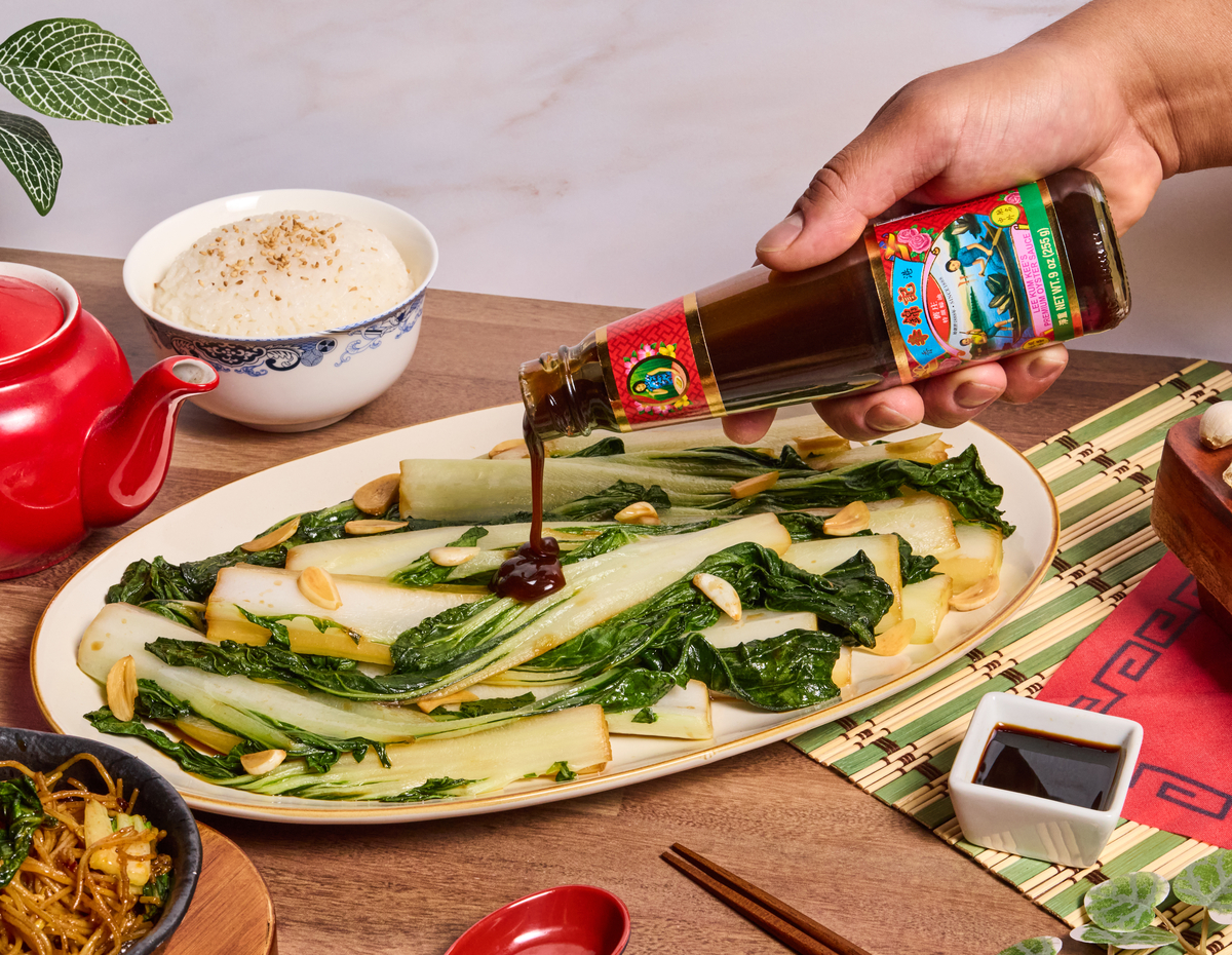 Bok Choy Recipe with Premium Oyster Sauce Recipe Step