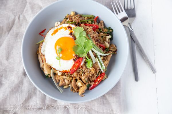Brown Rice Chicken Nasi Goreng