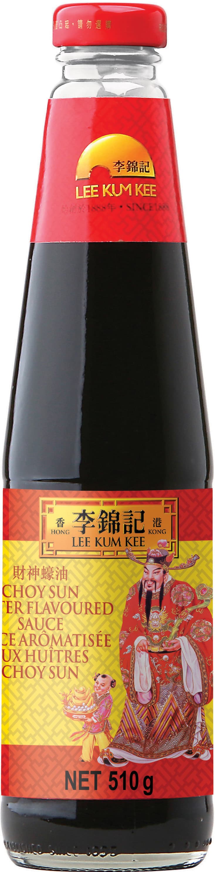 Sauce aromatisée aux huîtres Choy Sun, 510 g, bouteille