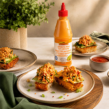 Une recette de carrés de riz croustillants agrémentés des saveurs classiques d'un California roll.