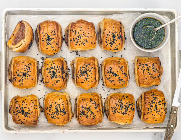Char Siu Sausage Rolls