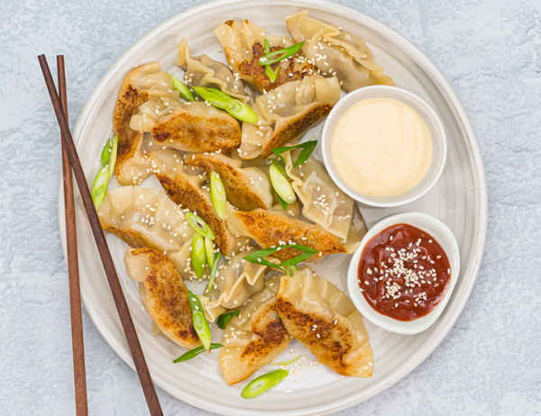 Cheeseburger Potstickers