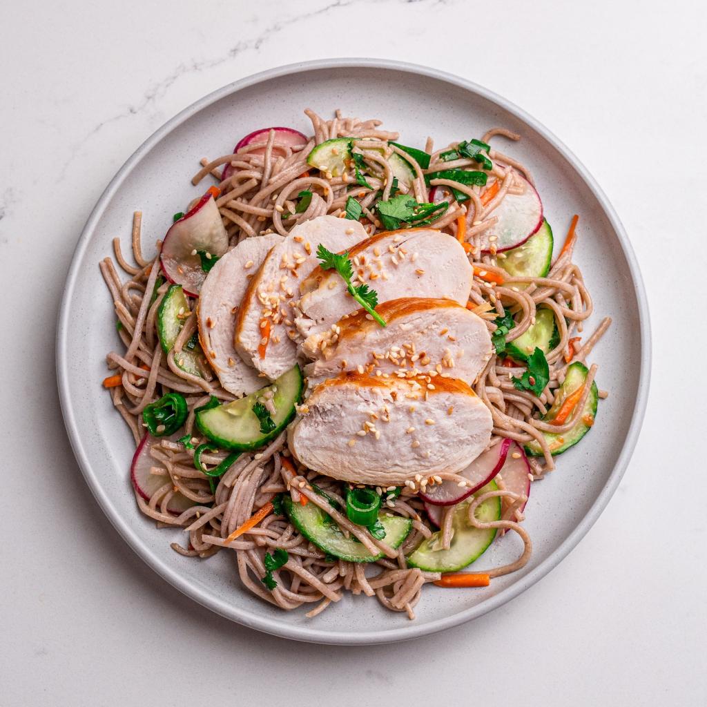 Chicken Soba Noodle Salad