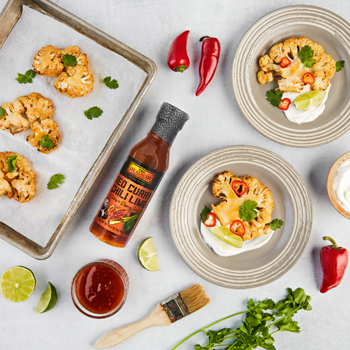 Chili Roasted Cauliflower Steaks S