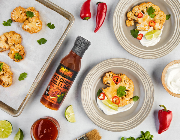 Chili Roasted Cauliflower Steaks