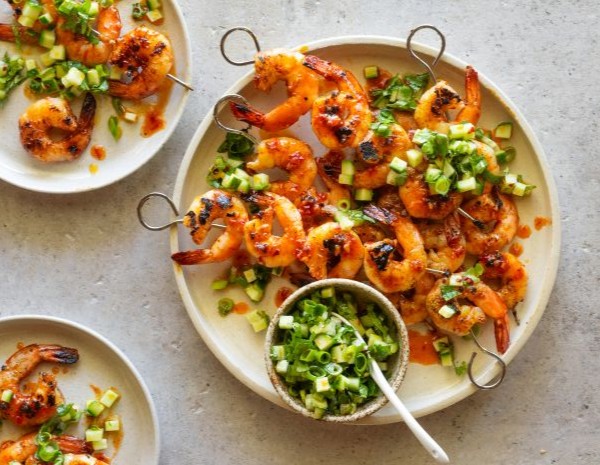 Chilli Garlic and Honey Prawns