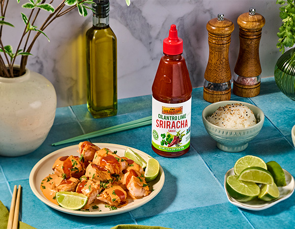 An easy cilantro lime salmon bites recipe.