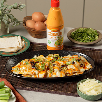 A crab rangoon nachos recipe made easy on a sheetpan.
