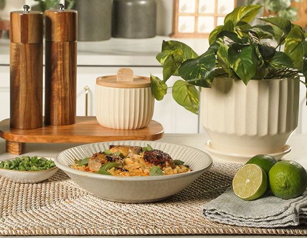 A creamy orzo recipe infused with a coconut curry recipe.