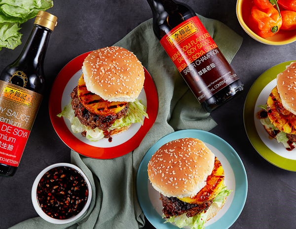 Recipe Jamaican Jerk Burger with Spicy Pineapple Sauce