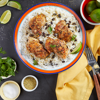 Recipe Jamaican Jerk Chicken with Rice and Beans S