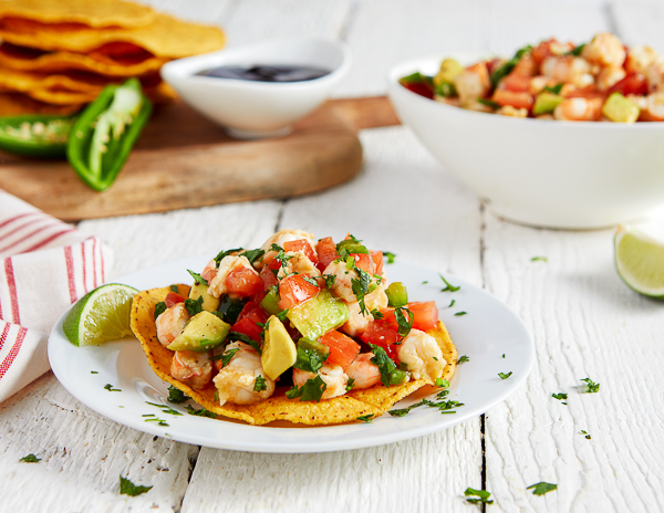 Recipe Shrimp Ceviche Tostadas