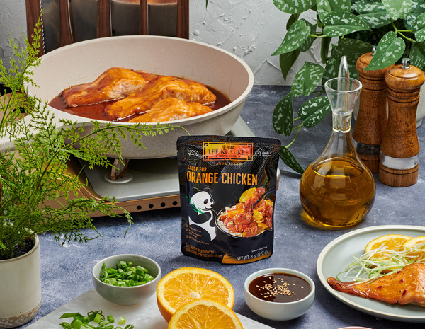 An easy salmon recipe with Lee Kum Kee Orange Sauce