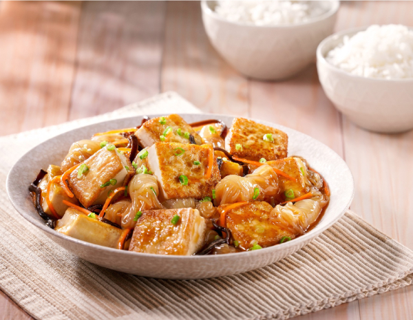 木耳芋絲燴豆腐