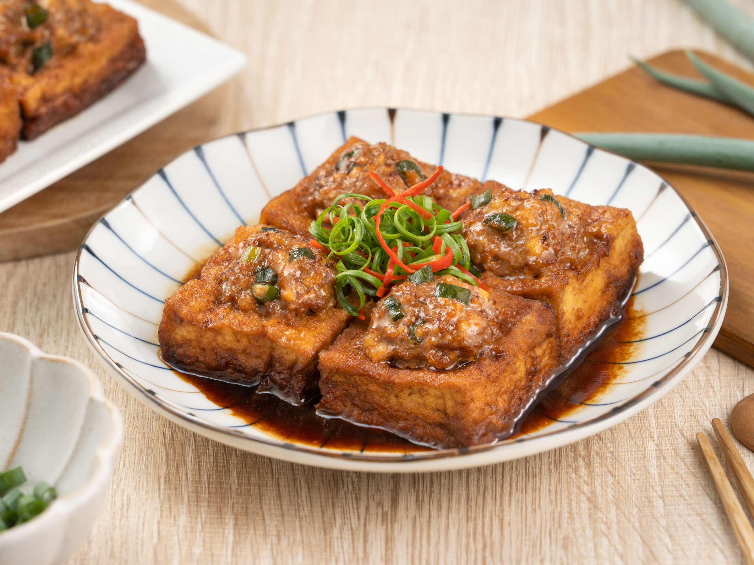 高麗菜香菇肉絲飯