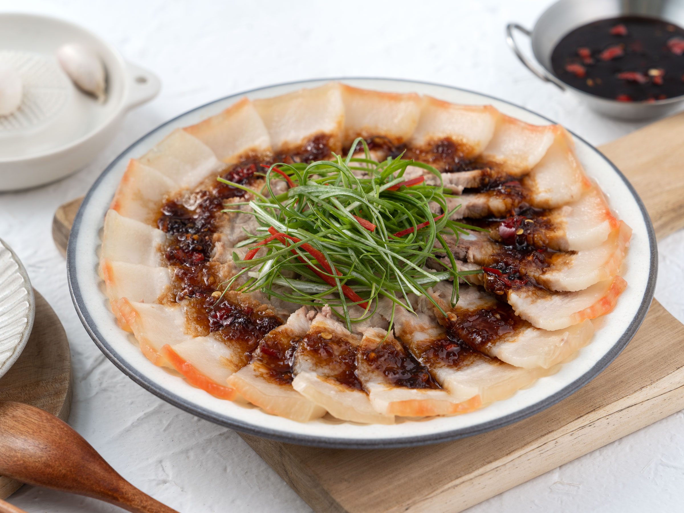 高麗菜香菇肉絲飯