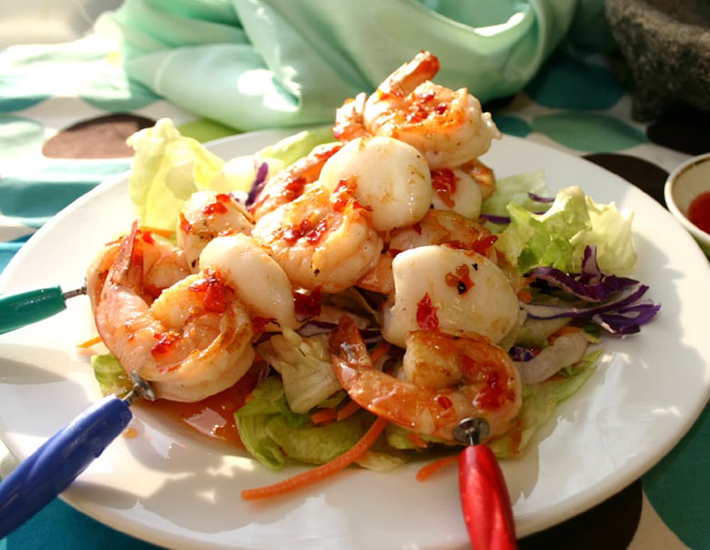 Recipe Grilled Seafood Skewers