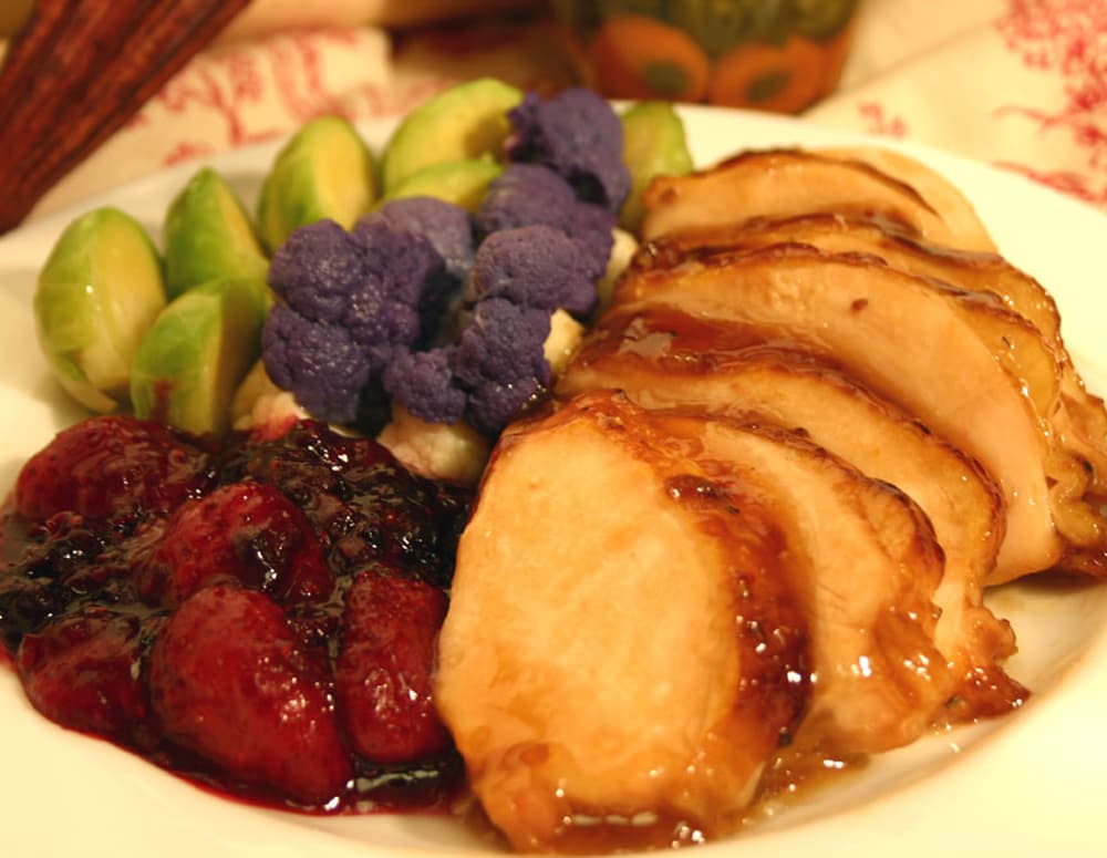 Recipe Roasted Chicken Breast with Mixed Berries