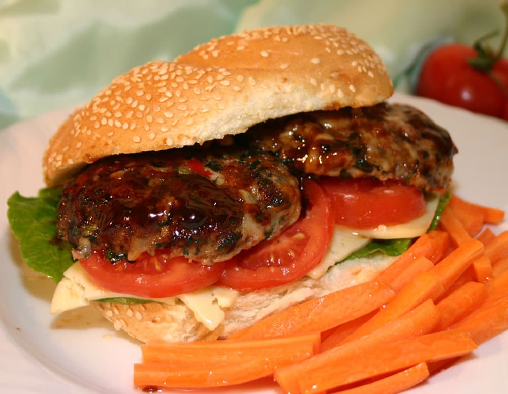 Recipe Spinach Mozzarella Burger