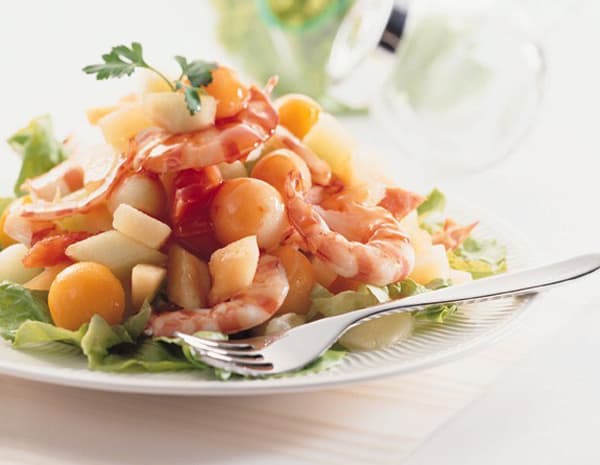 Recipe Sweet and Sour Prawn Salad