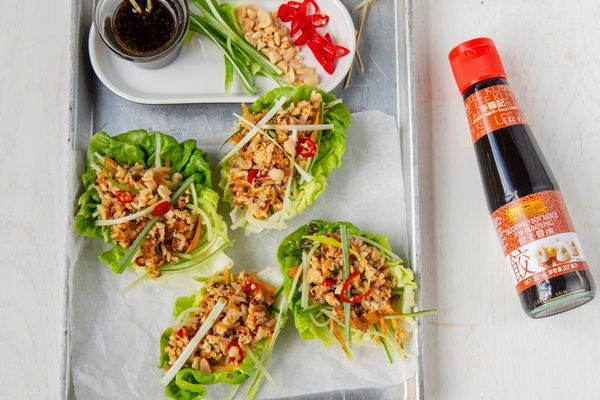 Ginger Honey Tofu Lettuce Cups Lee Kum Kee