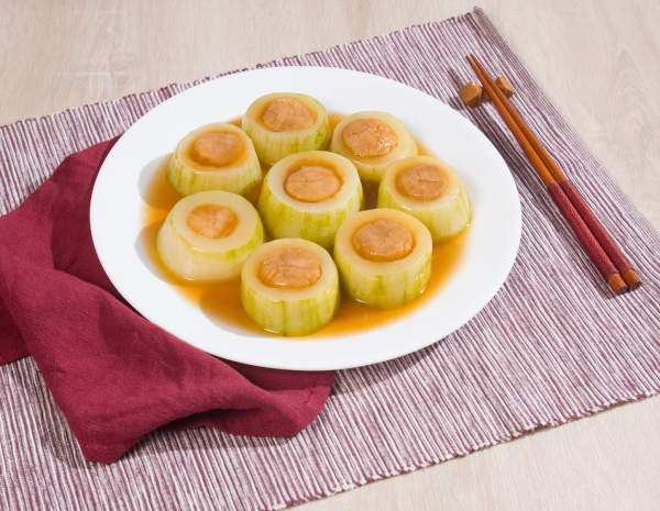 Dried Scallop in Hairy Gourd Ring
