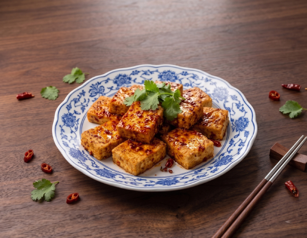 麻辣香煎豆腐