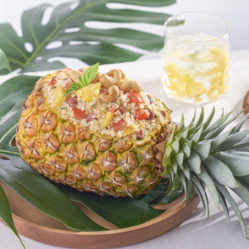 Nasi Goreng Kembang Kol dengan Nanas