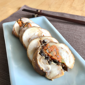 Honey Baked Chicken Roll with Vegetables