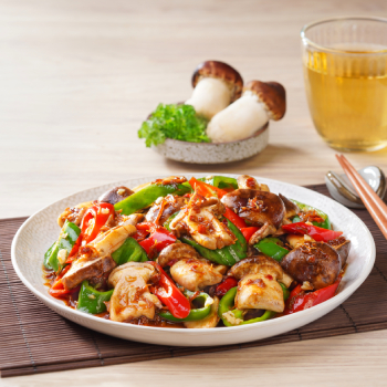 醬燒雙椒鮮松茸