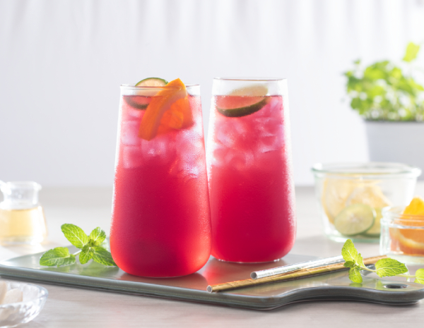 蘋果桑格莉亞洛神花茶