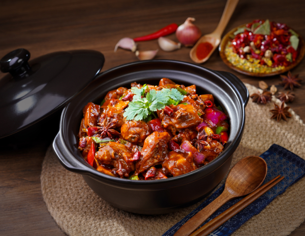 Hot and Spicy Chicken Pot
