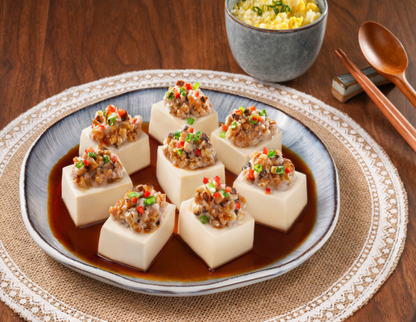 Steamed Bean Curd and Minced Pork with Black Bean