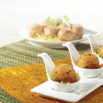 Fish Balls with Oyster Sauce