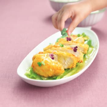 Grilled Salmon in Lemon Sauce